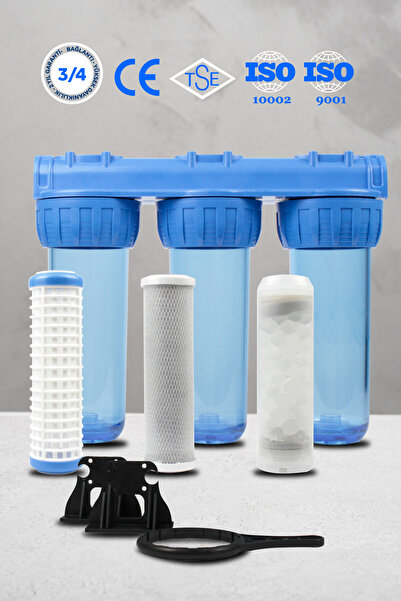 SUROBOTİC Yeni Nesil Arıtma 10 Inc Silifoz Filtreli Kireç Ve Klor Önleyici 3l...