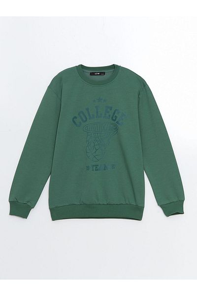 LC Waikiki Lcw Crew Neck Long Sleeve Printed Boys Sweatshirt