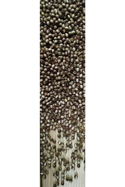Selin Wood Beads 6 Mm, 80 g (Aver. 550 Pieces) Milk Coffee