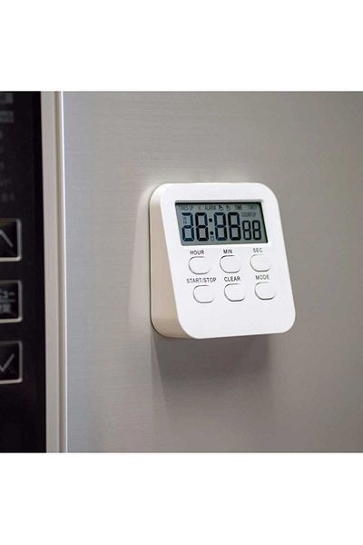 MRShopping Mr Lcd Digital Kitchen Timer Count Cooking Work Magnetic Table Stopwatch with Loud Alarm
