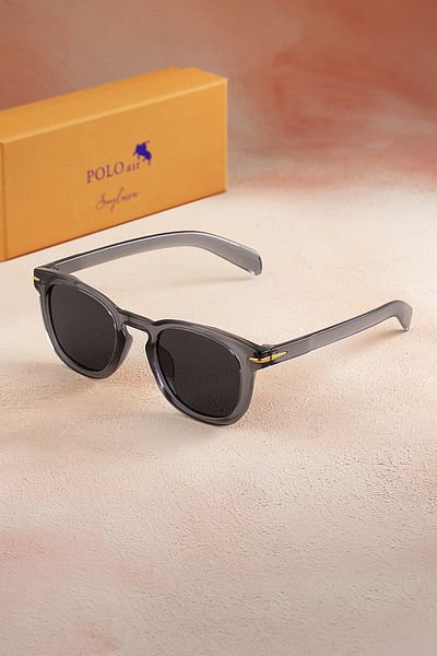 Polo Air نظارات شمسية للرجال مقاومة للأشعة فوق البنفسجية 400، لون مدخن PLG-2092C4