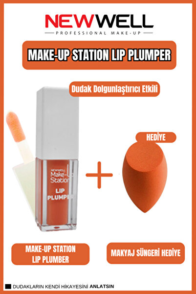 New Well Dudak Dolgunlaştırıcı Etkili Lip Gloss Turuncu