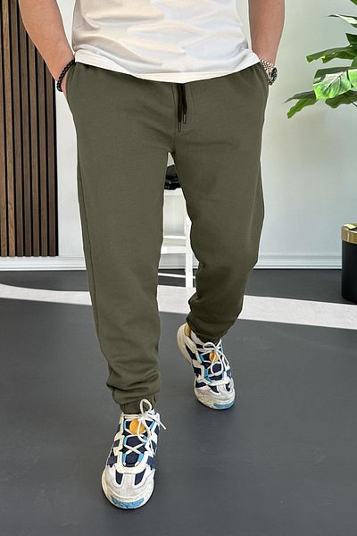 Edwox Πράσινο ανδρικό αθλητικό παντελόνι - Fit Cut Edw229