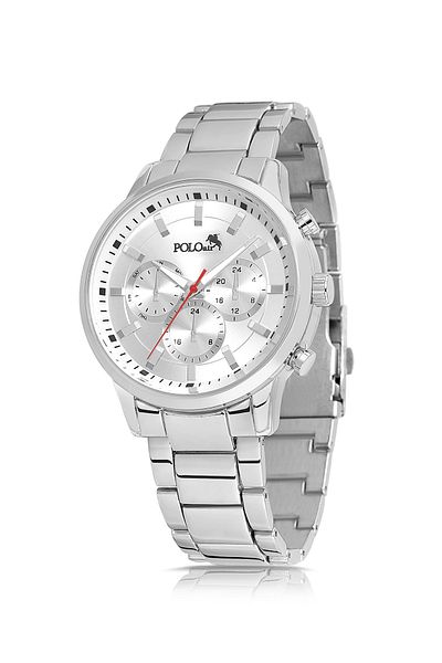 Polo Air Classic Men's Wrist Watch Silver Color Pl-0968E6X