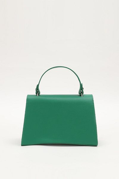 Levidor Grass Green Asymmetrical Handbag