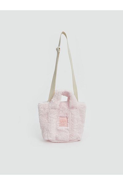 LC Waikiki Lcw Accessories Pink Plush Girl's Shoulder Bag