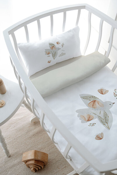 Tuğba Kuğu Park Yatak Nevresim Takımı (80x120) - Royal Series - Flying Bird