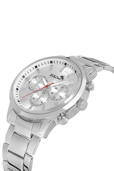 Polo Air Classic Men's Wrist Watch Silver Color Pl-0968E6X