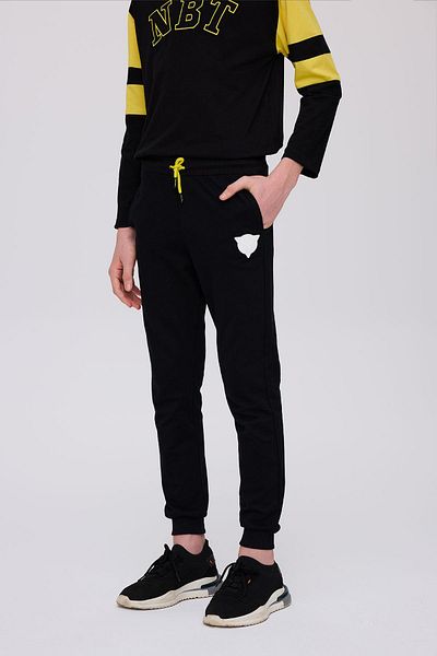 Nebbati Bg Store Boy's Black Sweatpants
