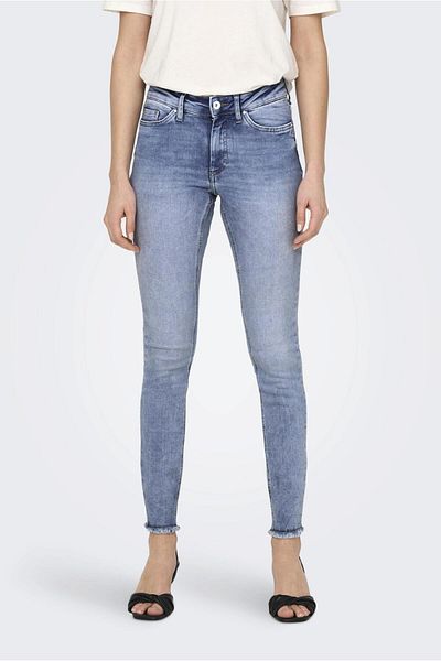 Catch Only 15263454 -22K Onlblush Mid Sk Ank Raw Dnm Rea694 Noos Women's Jeans