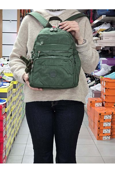 MY POLO 2113-8745 Women's Crinkle Fabric Multi-Compartment Lined Pet Waterproof Daily Mini Backpack