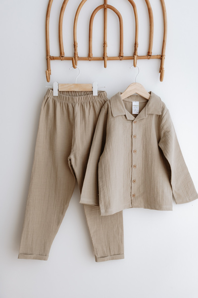 Lilabio Muslin Bohemian Shirt Set