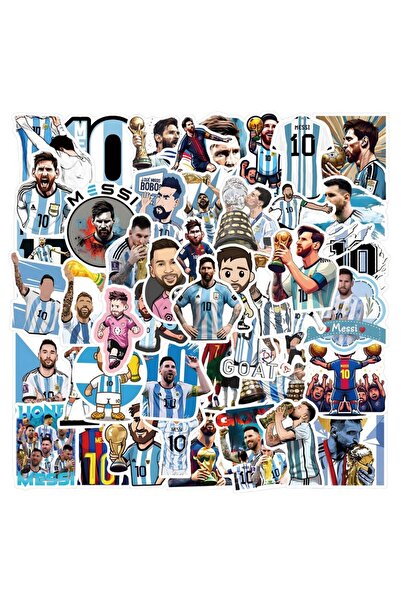 Choice ملصقات ليونيل ميسي متعددة الألوان، 50 قطعة، ملصقات ميسي DIY، سكرابوكين...