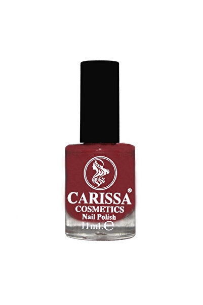 Carissa Cosmetics Nail Polish 33 Red 11mlطلاء اظافر 33 احمر من كاريسا كوزماتي...
