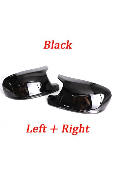Choice 1 Pair Black Best Quality Gloss Black Rear View Mirror Cover Cap For Bmw X1 E84 X3 F25 Pre-lci 2010