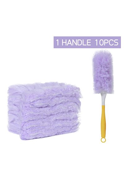 Choice 1 Handle10pcs Double Sided 360 ° Electrostatic Precipitator For Cleaning Dust Spider Web Cleaning Di