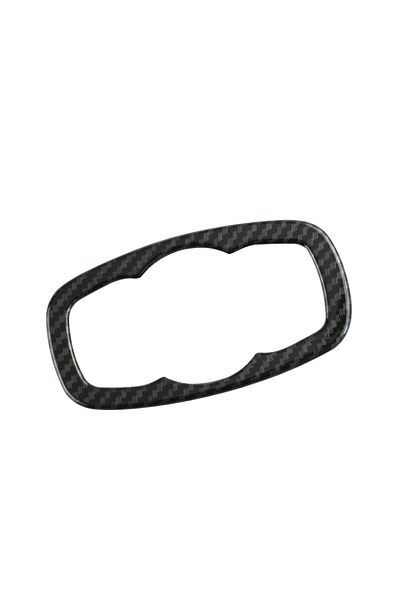 Choice Carbon Fiber Black Car Head Light Switch Button Panel Frame For Ford Focus 4 Mk4 2019 - 2023 Abs Hea