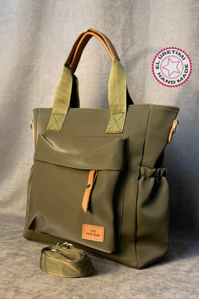 Uretti - Hüseyin 1361 Tote Bag Зелена сумка через плече - 28 x 37 см