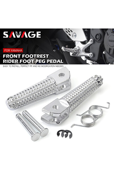 Choice Motorcycle Front Footrest Foot Pegs For YAMAHA MT07 MT09 Tracer 900 XS...