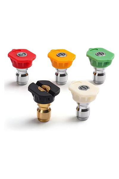 Choice Dark Grey Tool Daily Pressure Washer Nozzle Tip Multiple Degrees Nozzle 1/4 Quick Connect (0、15、25、4