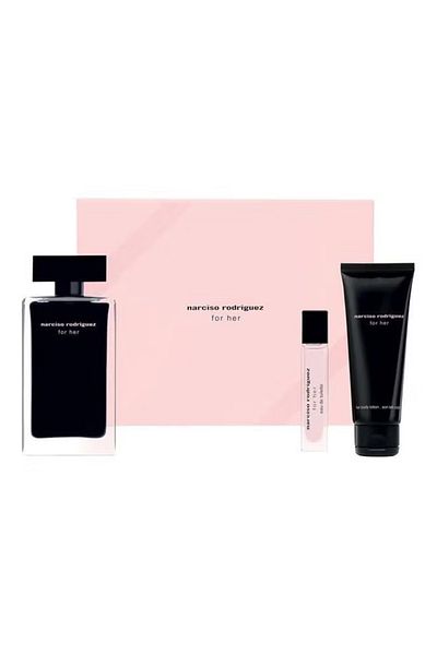 Narciso Rodriguez Gift Set (EDT 100ml, EDT 10ml & Body Lotion 75ml)