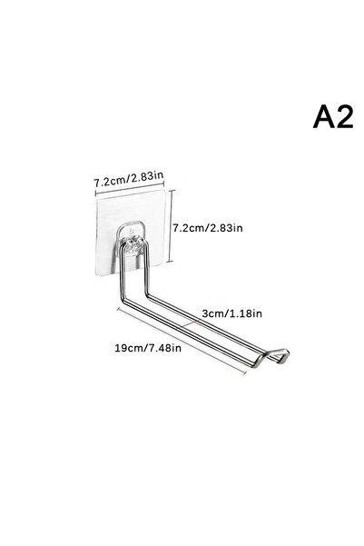Choice حامل ملابس متعدد الاستخدامات مثبت على الحائط A2 يوفر المساحة وقابل للط...
