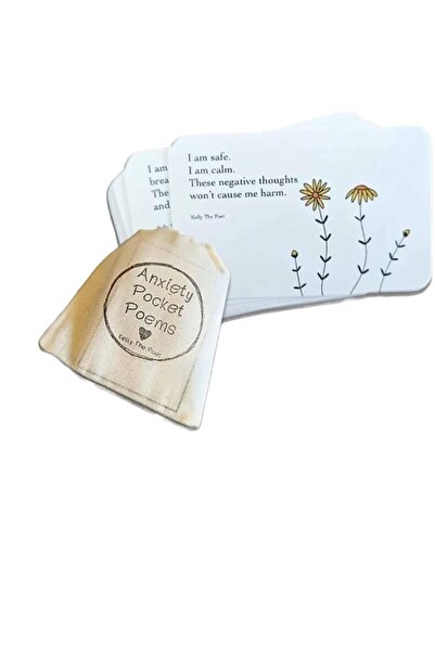 Choice مجموعة بطاقات جيب لتخفيف القلق وبطاقات تأكيدات القلق وهدايا الصحة العق...