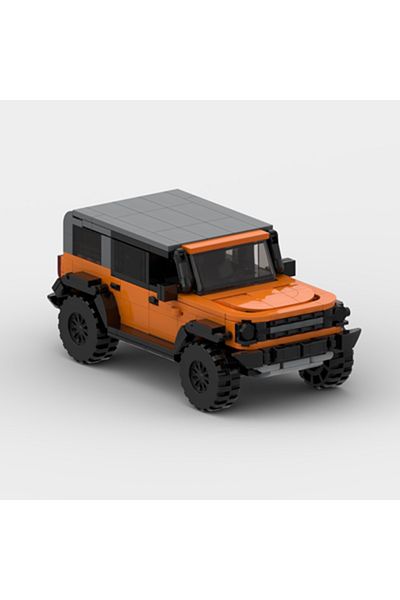 Choice Fordham Moc Fordham Bronco Racing Sports Car Vehicle Speed Champion Racer Building Blocks Brick Crea
