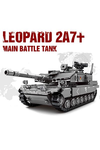 Choice 898pcs No Box Military Ww2 Mbt Army Main Battle Tank Challenger Leopard 2a7 Soldiers Figures Buildi
