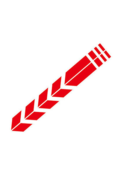 Choice Red Colorful Motorcycle Arrow Stripe Stickers Reflective Waterproof Oi...