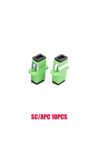 FTGT 10 قطع 10 قطع/مجموعة محول موصل الألياف البصرية Sc/upc Sm Flange Singlemode Simplex Sc-sc Apc F