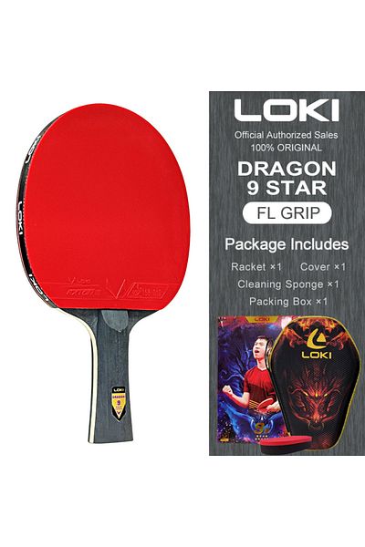 Choice Long Grip - Fl Loki 9 Star Table Tennis Racket Brand New Professional Ping Pong Paddle Bat, Rxton 7