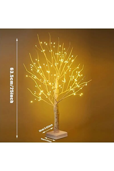 haoze 144 LEDS 1PC 144 LEDS Birch Tree Lights USB And Battery Power For Holiday Decorative Tree For Thanks