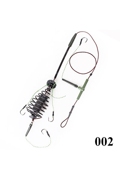 Choice 30 30-80 جرام طُعم صيد سمك الشبوط قفص خط مجموعة عالية الكربون الفولاذي...