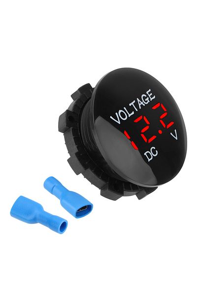 Choice Red Dc 12v-24v Mini Digital Voltmeter Voltage Meter Tester Led Display For Car Auto Motorcycle Boat