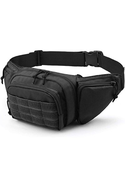 Choice Black Men Waist Bag Belt Bumbag Waterproof Nylon Molle EDC Fanny Phone...