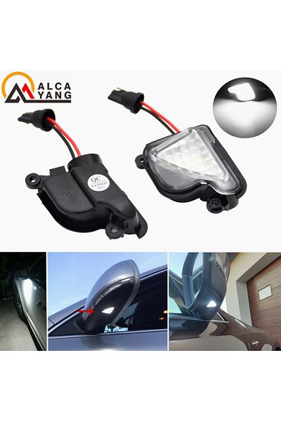 Choice 2 قطعة مصابيح LED جانبية للمرآة البركة Canbus بدون خطأ أبيض لسكودا سوبيرب Mk2 أوكتافيا Mk2 Mk3 1z ...