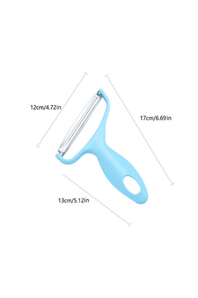 Choice مقشرة خضراوات وفواكه زرقاء، ملفوف، بطاطس، جزر، خيار، مبشرة، أدوات مطبخ