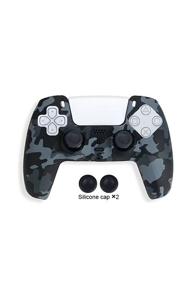 Choice غطاء حماية من السيليكون من Shh Data Frog Camo لجهاز Sony Playstation 5 للتحكم في PS5
