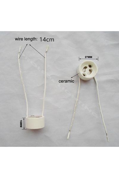Choice Gu10 10pcs 10-100pcs Led Strip Connector Gu10 Socket For Halogen Ceramic Light Bulb Lamps Holder Bas