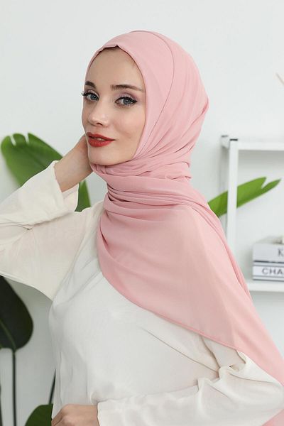 Aisha's Design شال شيفون عملي بتصميم كلاسيكي، PS-11