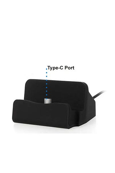 Choice قاعدة شاحن USB من النوع C باللون الأسود لهاتف Iphone 15 14 13 12 11 Pro Xs حامل من النوع C Dock Stat