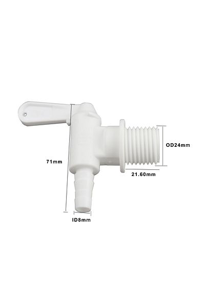 Choice 3pcs/lot White Plastic Spigot Bucket Bottling Spigot Fermenter Tap Faucet Replacement Homebrew Be...