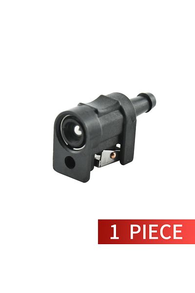 Choice 1 Pieces 8mm 5/16'' Female Fuel Line Pipe Connector Fittings Adaptor For Yamaha Parsun Hidea Outboar