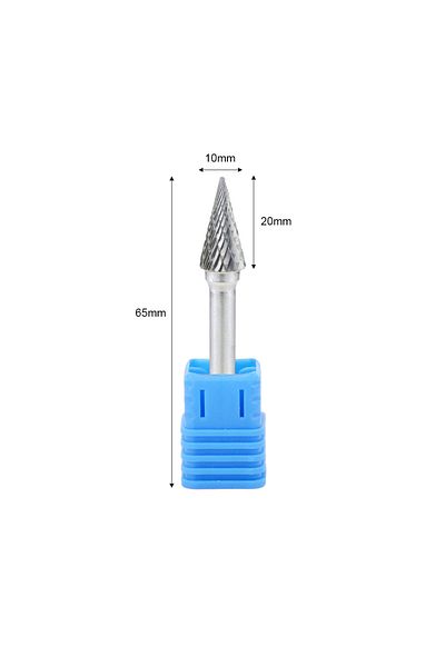 Choice Mx1020mx06 M-type Alloy Rotary File Conical Pointed Double Threaded Tungsten Steel Grinding Head Met