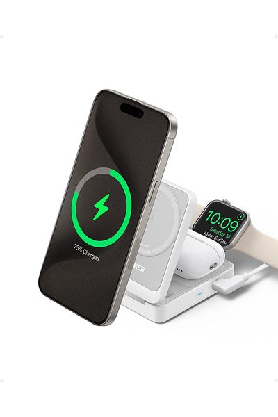 Anker Set încărcător fără fir MagGo 15W alb - B2557