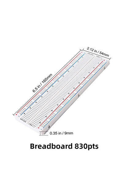Choice10 لوحة تجارب جديدة 400 نقطة لوحة تجارب 830 نقطة MB-102 لوحة اختبار PCB...