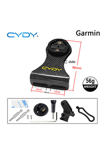 Choice إطار Garmin CYDY Carbon 3K اللامع البسيط يدعم الدراجات الهوائية Bryton...
