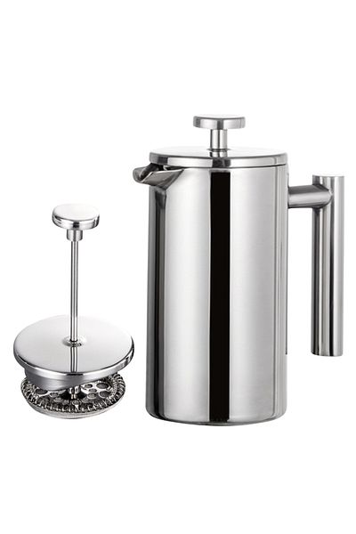 Choice 800ml French Press Pot Filter Press Hand-made Coffee Pot Stainless Steel High Quality Double Walled