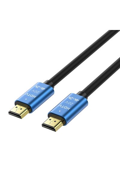 Nephy 20m Blue Hdmi-compatible Cable 2.0 Wire 4k 60hz For Xiaomi Xbox Ps5 Ps4 Laptops Hdmi-compatible Spli